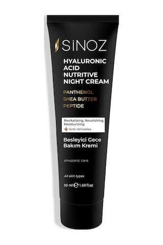 Sinoz Yenileyici Besleyici Gece Bakım Kremi 50 ML