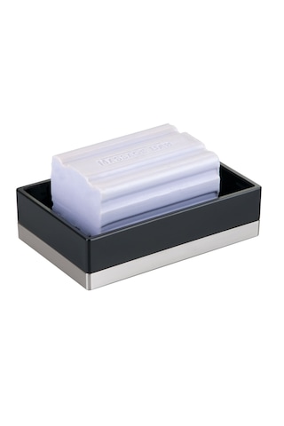 Sabunluk Modern Siyah Tasarım 12x8x3cm