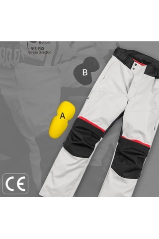 Scoyco P122 Beyaz Motosiklet Pantolonu 4 Mevsim Korumalı Maxdura 600-d Kumaş Motorcu Pantolon Çok Renkli