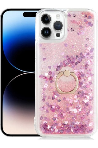 Zeyline Apple Uyumlu iPhone 14 Pro Max Zore Milce Kapak-pembe