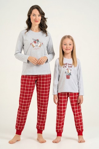 Arnetta Wonderful Time Anne Kız Gri Uzun Kol Pijama Takım Ar3733-a-v1 Ar3733-a-v1