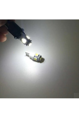 OtoÇizgi T10 5 Ledli Smd Evrensel Park Lambası Beyaz Işık Takım 2 Adet OtoÇizgi