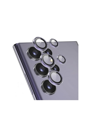 Samsung Galaxy S24 Ultra Uyumlu Kamera Koruyucu Purple