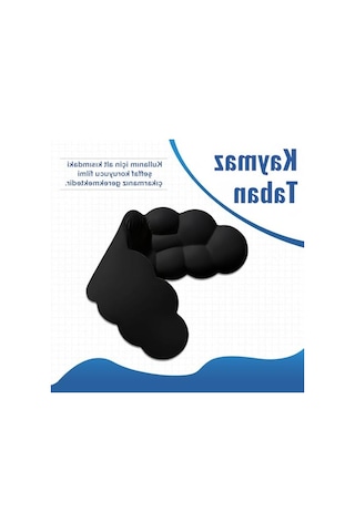 Kaymaz Tabanlı Ergonomik Klavye Ve Mouse Bilek Destek Seti, Nefes Alan Kumaş