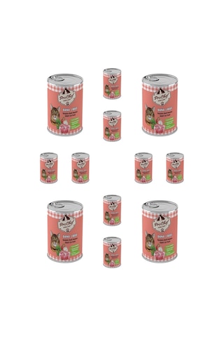 Prochef Dana Etli Kıyılmış Konserve Yetişkin Kedi Maması 12 x 415 G