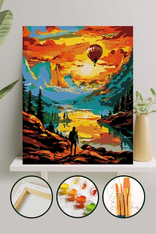 Sayılarla Boyama Tuval Seti 40x50 Cm - Zirve