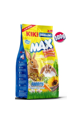 Kiki Excellent Kemirgen Max Menu Rabbits Tavşan Yemi 500 G
