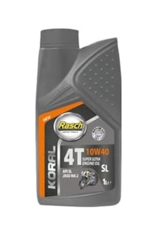 4t 10w40 4 Zamanlı Motosiklet Ve Scooter Yağı Tam Sentetik Motor Yağı 1 Litre Açık Beyaz