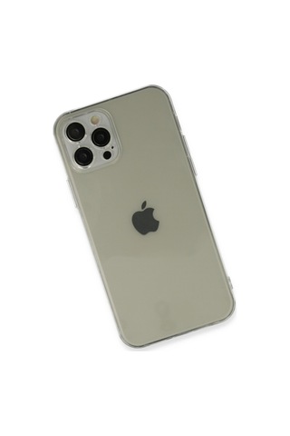 Apple iPhone Uyumlu 12 Pro Max Kılıf Fly Lens Silikon - Şeffaf