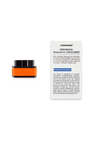 Konnweı Kw903 Bt 4.0 Kablosuz Obd-ıı Araba Otomatik K19907o