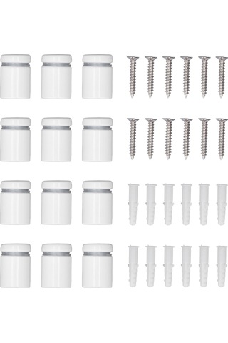 12 Adet Cam Reklam Aparatı 19x25mm Kaiyi Standart