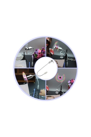 Kıvrılabilir Taşınabilir Usb Fan Vantilatör