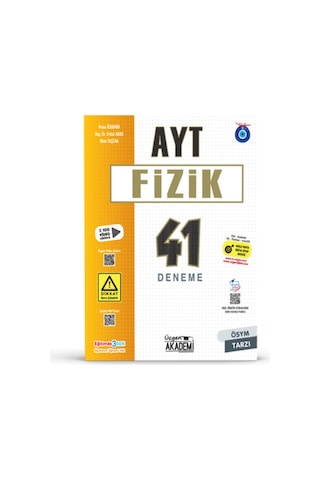 Üçgen Akademi Süper Kampanya Ayt Fizik Konu Özetleri + 41 Deneme