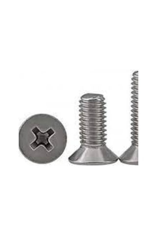 5x60 mm.  YHB Metrik Yıldız Havşa Başlı Civata 10 Adet Paket