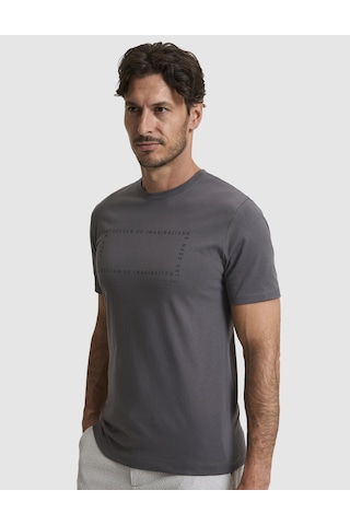 Pierre Cardin Erkek Koyu Gri Tişört 50327871-vr080