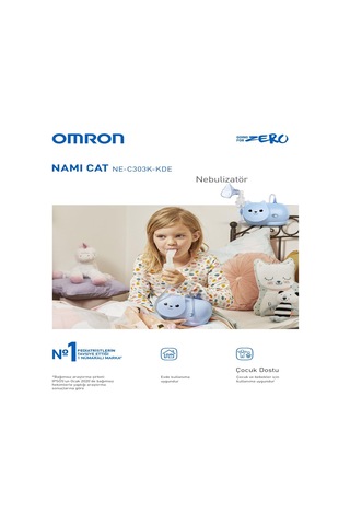 Omron Nami Cat Nebulizatör + NE-C303K-KDE Kulaktan Ateş Ölçer