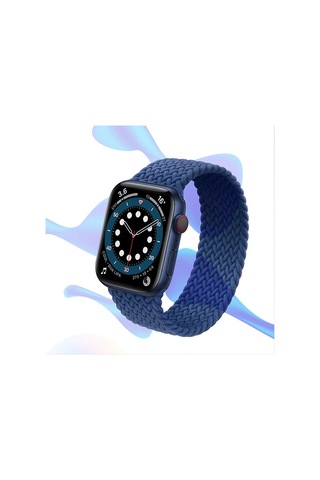 Watch Ultra 49mm Kordon Uyumlu Krd-32 Large Strap Kayış Mkst- Mavi
