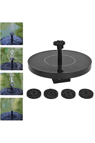 Gmn-14842 Güneş Enerjili Dekoratif Havuz Fiskiyesi - Çeşmesi 13cm