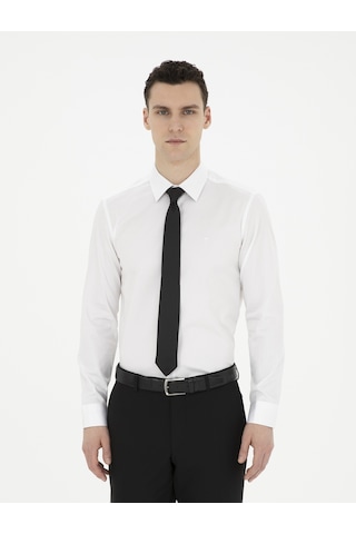 Pierre Cardin Erkek Beyaz Gömlek Basic 50286102-vr013