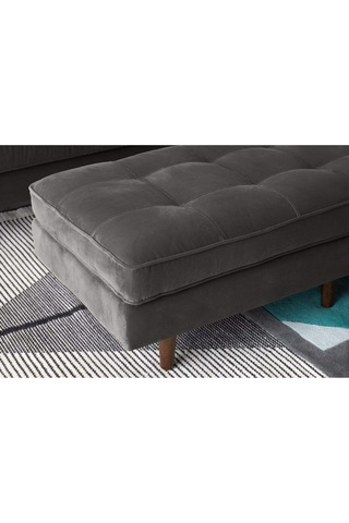 Ürgüp Gürgen Ayaklı Bank Puf Bench Antrasit