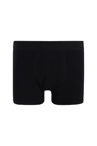 Nacar Store Erkek 10'lu Paket Likralı Pamuklu Boxer Siyah Renk