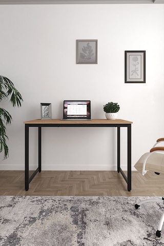 Çalışma Bilgisayar Masası Ofis Masası 60 X 120 Cm - Atlantik Çam
