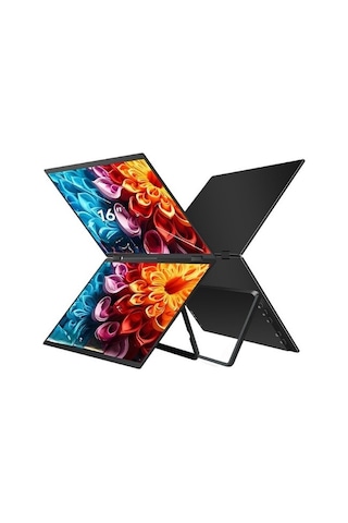 Ultrax 16" Çift Ekran 2.5k Qhd Ips İkili Taşınabilir Monitör