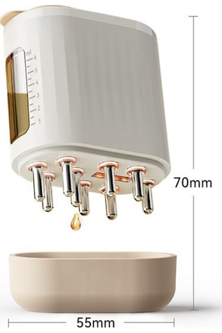 Besthome1 Beyaz Saç Kökü Uygulayıcı: Titreşimli Masaj, Kırmızı Işık & Ems Akım Teknolojisi/ Çok Renkli