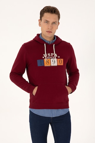 U.s. Polo Assn. Erkek Bordo Sweatshirt 50316364-vr014 Bordo