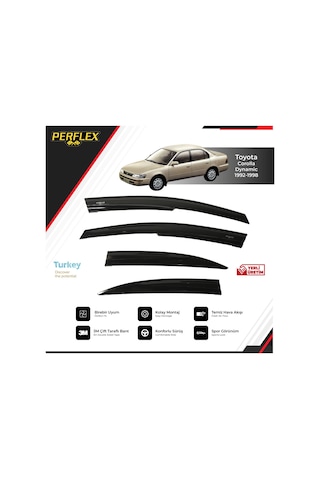 Toyota Corolla Uyumlu 1992-1998 Cam Rüzgarlığı Dynamic