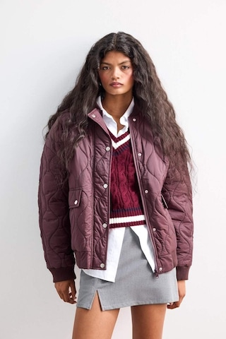 Defacto Su Geçirmez Regular Fit Çıtçıtlı Fermuarlı Kapitoneli Mont F2814ax25wnbr444 Bordo
