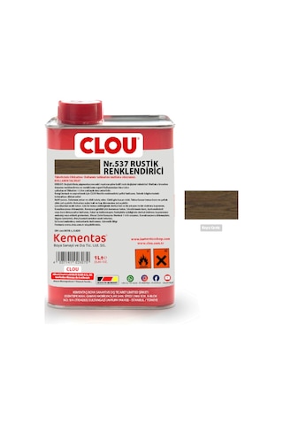 Solvent Bazlı Renklendiriciler 1lt537 Koyu Ceviz Rustic Efekt Renklendirici 1litre-5287