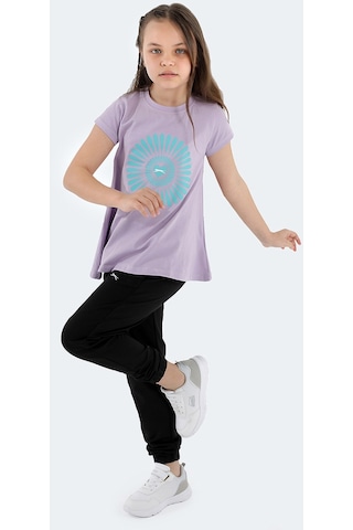 Slazenger POSEIDON IN Kız Çocuk Tişört Lila
