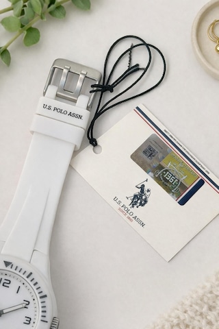 U.s.polo Assn 2 Yıl Saat&saat Garantili 3 Atm Suya Dayanıklı Genç Ve Çocuk Kol Saati Us.g2146.2 Beyaz 62856030
