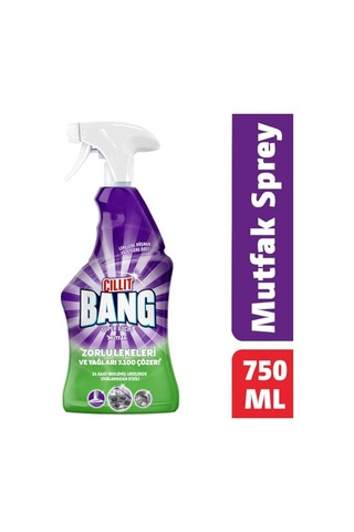 Cillit Bang Mutfak Yağ Ve Kireç Çözücü Sprey 750 Ml 10'lu Set