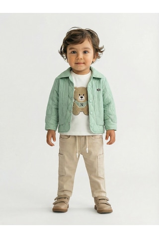 Xo Kids Erkek Çocuk 3lü Alt Üst Takım 1-3 Yaş 11201 Mint