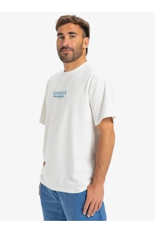 Quiksilver Hw Tree Connection Ss Erkek T-shirt-29757 Beyaz