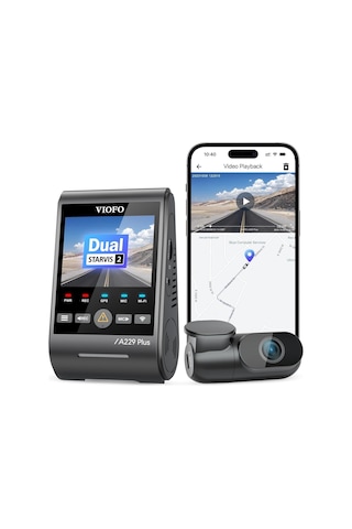 Viofo A229 3 Kameralı Ön-iç-arka ++1080p Hdr Starvis 2 Wifi Gps Li Araç Kamerası Sku: Smg8690010052179