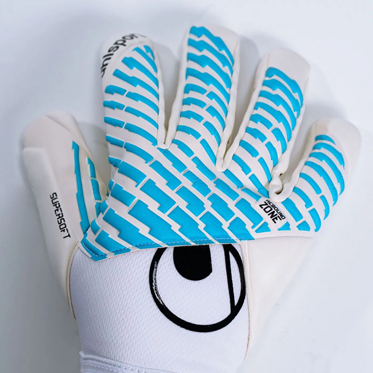 Beyaz - Mavi - Siyah Uhlsport Futbol Kaleci Eldiveni Fm Cybertec Supersoft Hn 101138001 Beyaz