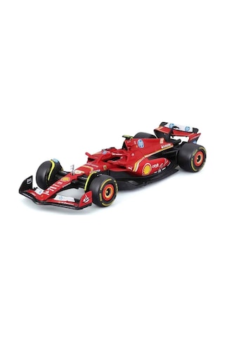 1:18 Ferrari Sf-24 Formula 1 Yarış Arabası Detaylı Metal Koleksiyon Modeli, 2024 Sezonu, Leclerc & Çok Renkli