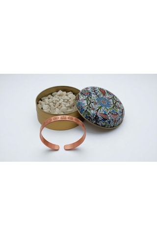 Zeolit Taşlı Bakır Bileklik Evrensel Enerji Sembollü Şifa Koruma