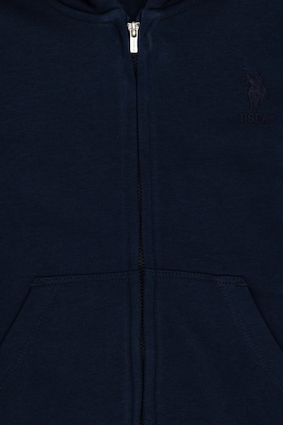 U.S. Polo Assn. Erkek Çocuk Lacivert Basic Fermuarlı Sweatshirt 50289144-VR033
