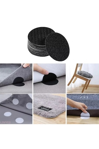 Tineke Halı Kaydırmaz Yuvarlak Bant Çarşaf,örtü Kaymasını 10 Lu