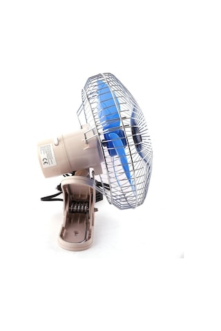 Ahmet Otomotiv Araç Içi Mandallı 12v 6" Oto Vantilatör - 2 Kademe Hız Ayarlı