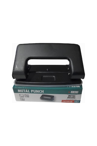 Delgeç Siyah Metal Gövde Delegeç Küçük Boy 1 Adet Ofis Büro Okul 8-10 Sayfa