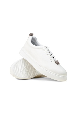Deery Erkek Beyaz Hakiki Deri Sneaker Ayakkabı - 02010mbyzp01 Beyaz