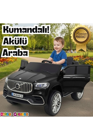 Voyage Gt Siyah Uzaktan Kumandalı 4x2 12 Volt Akülü Araba - Rc Volvo Akülü Araba Volvo Akülü Araç Çok Renkli