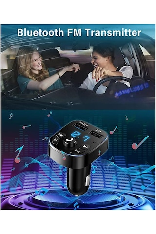 Lencent Car Fm Transmıtter Bluetooth Car Fm Transmitter Bluetooth Car Mp3 Player Wireless Radio Adapter Kit