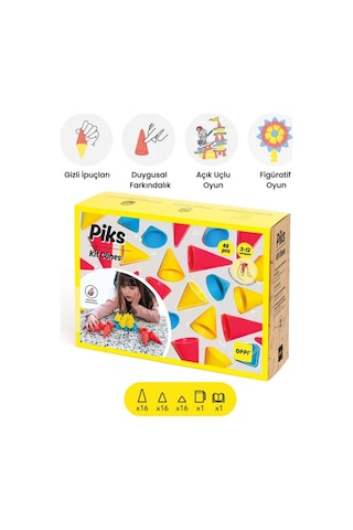 Oppi Piks Yapı Ve Denge Oyunu Koni 48 Parça