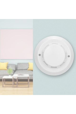 Dianziye Zh-501 Kablolu Sıcaklık Algılayıcı - Ev, Endüstri, Depo, Seracılık İçin Yüksek Hassasiyetli, 57 C Alarm, Dc 12-24v, Tavan Montajlı